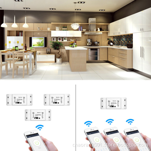 OEM Intelligent Saving 220V EU US UK Electrical Wireless Remote Control Smart Wifi Water Heater Wall Light Power Switch